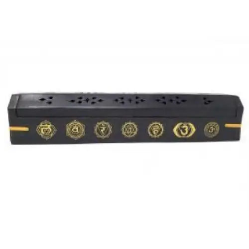 Coffin Incense Burner - 7 Chakra - 12 long - Incense Holders