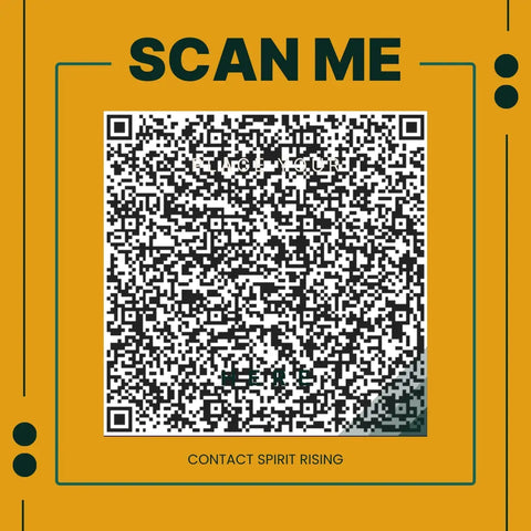 Scan the QR code to add Angela Canady - CEO of Spirit Rising to your phone contacts.