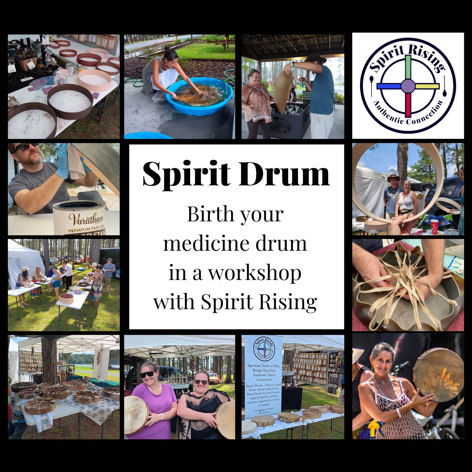 Authentic spirit connection with shaman drums, herbs, crystals & more ...