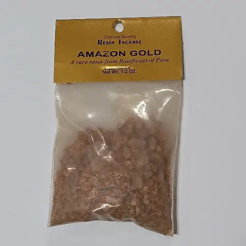 Amazon Gold Resin - 1/2 oz Incense Spirit Rising