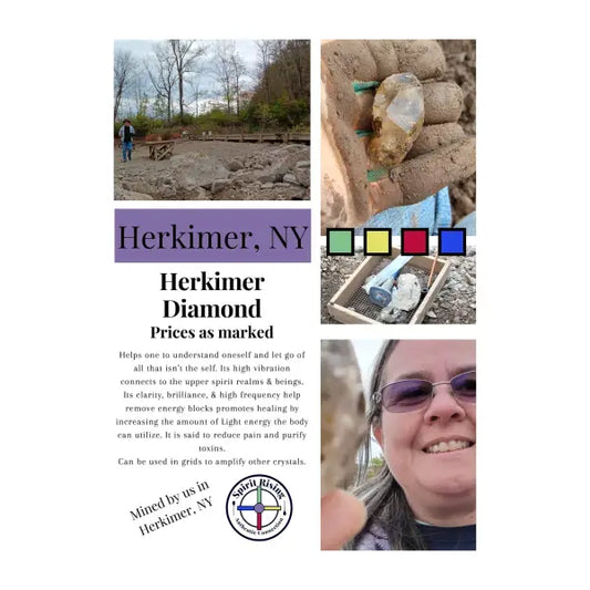 Herkimer Diamond Rocks & Fossils Spirit Rising - Herkimer
