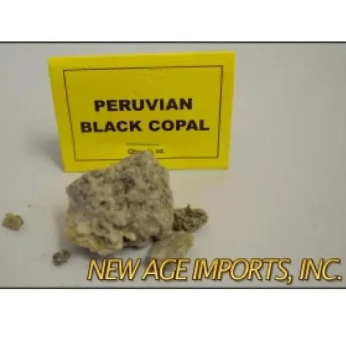 Peruvian Black Copal Resin - 1/2 oz Incense Spirit Rising -