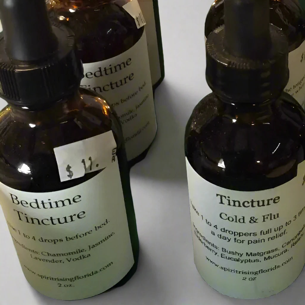 Bedtime Tincture 2 oz. Herbs for Tea Spirit Rising