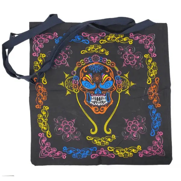 Musical Skull Reusable Bag - 18x18 inches (large) - Shopping