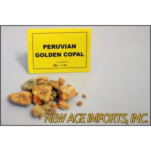 Peruvian Golden Copal Resin - 1/2 oz Incense Spirit Rising
