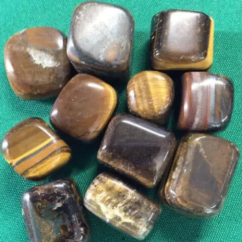 Tigers Eye Tumbled Stones Rocks & Fossils Spirit Rising