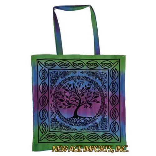Tree Chakra Reusable Bag - 18x18 inches (large) - Shopping 
