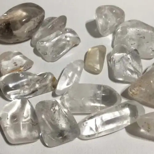 Tumbled Clear Quartz Crystals Spirit Rising - Tumbled Clear