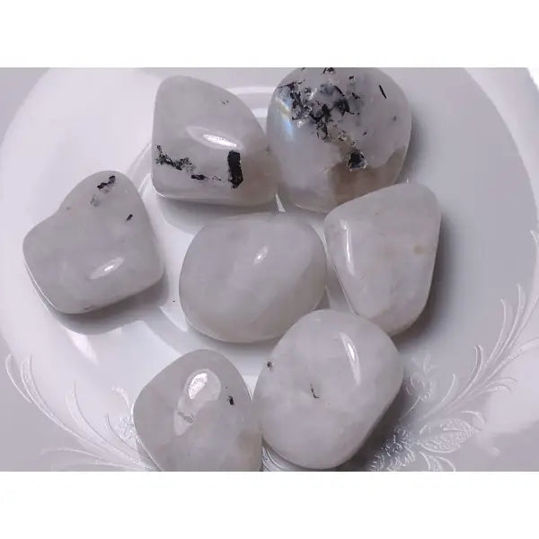 Tumbled Rainbow Moonstone Crystals Spirit Rising - Tumbled