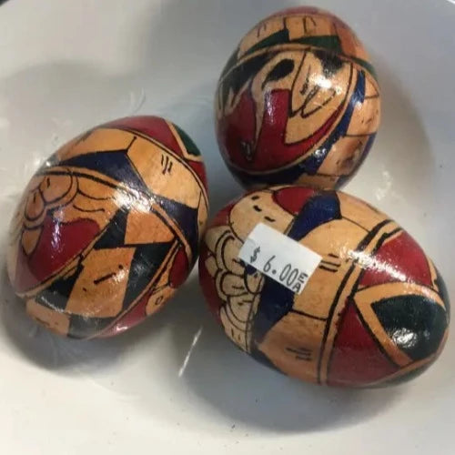 Wooden Painted Egg Shaker - Musical Shakers